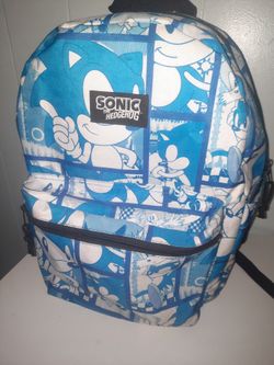 Sonic The Hedgehog Back Pack