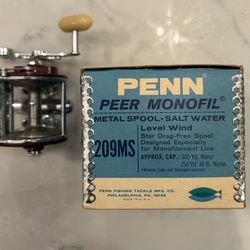 Penn Peer Monofil Level Wind Classic Fishing Reel 
