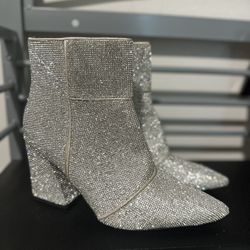 Rhinestone Boots 9.5