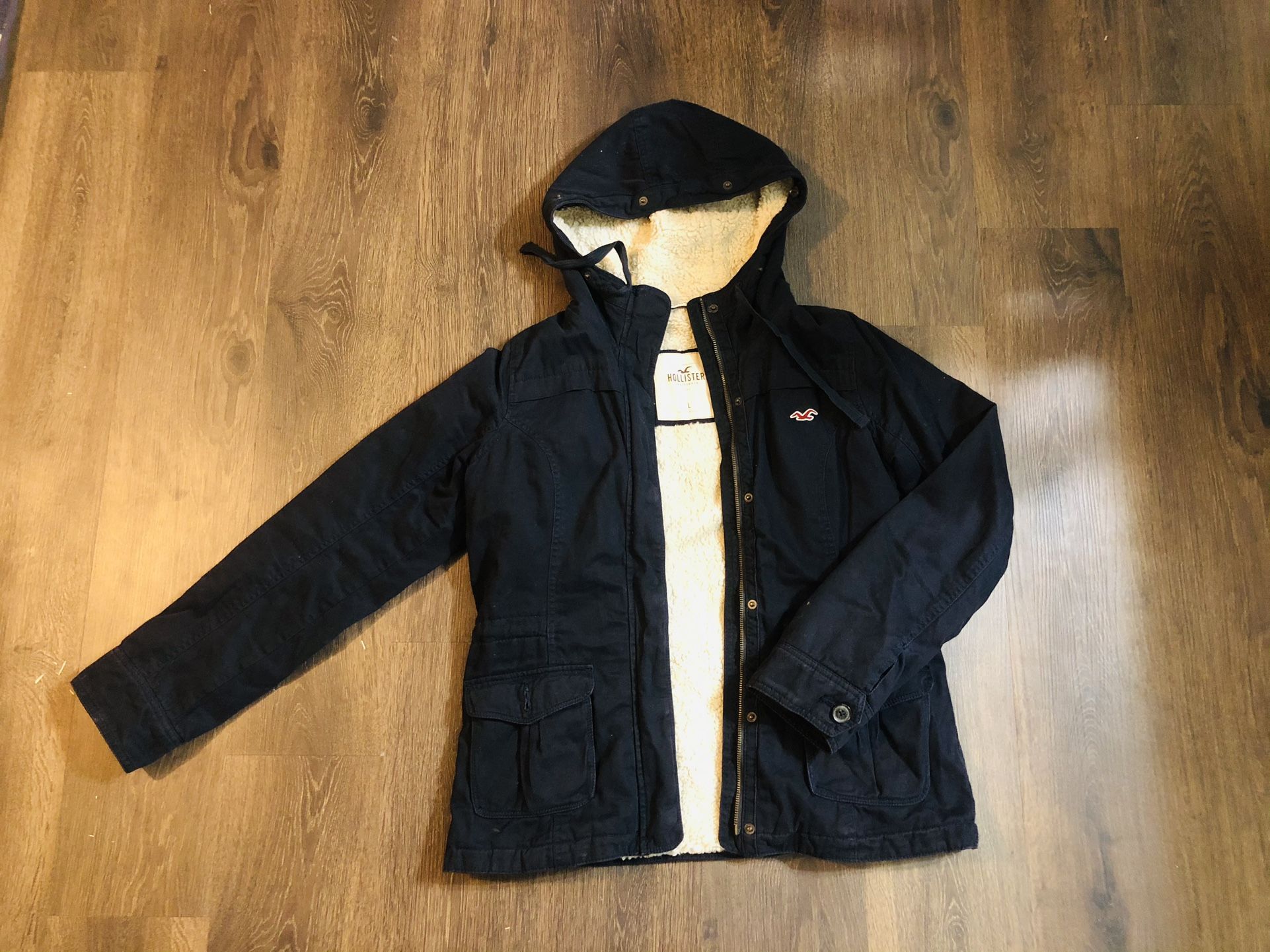 Hollister jacket size large