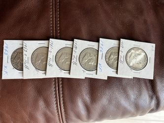 Franklin Half Dolars Set Of 6
