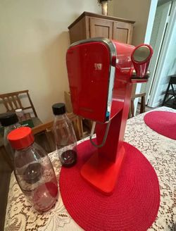 SodaStream with three bottles