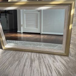 Gold Frame Mirror 43x32
