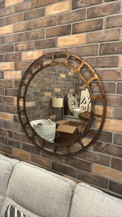 Huge circular Mirror Art