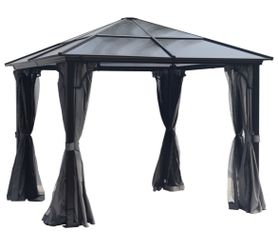 10x10 Hardtop Aluminum Frame Gazebo