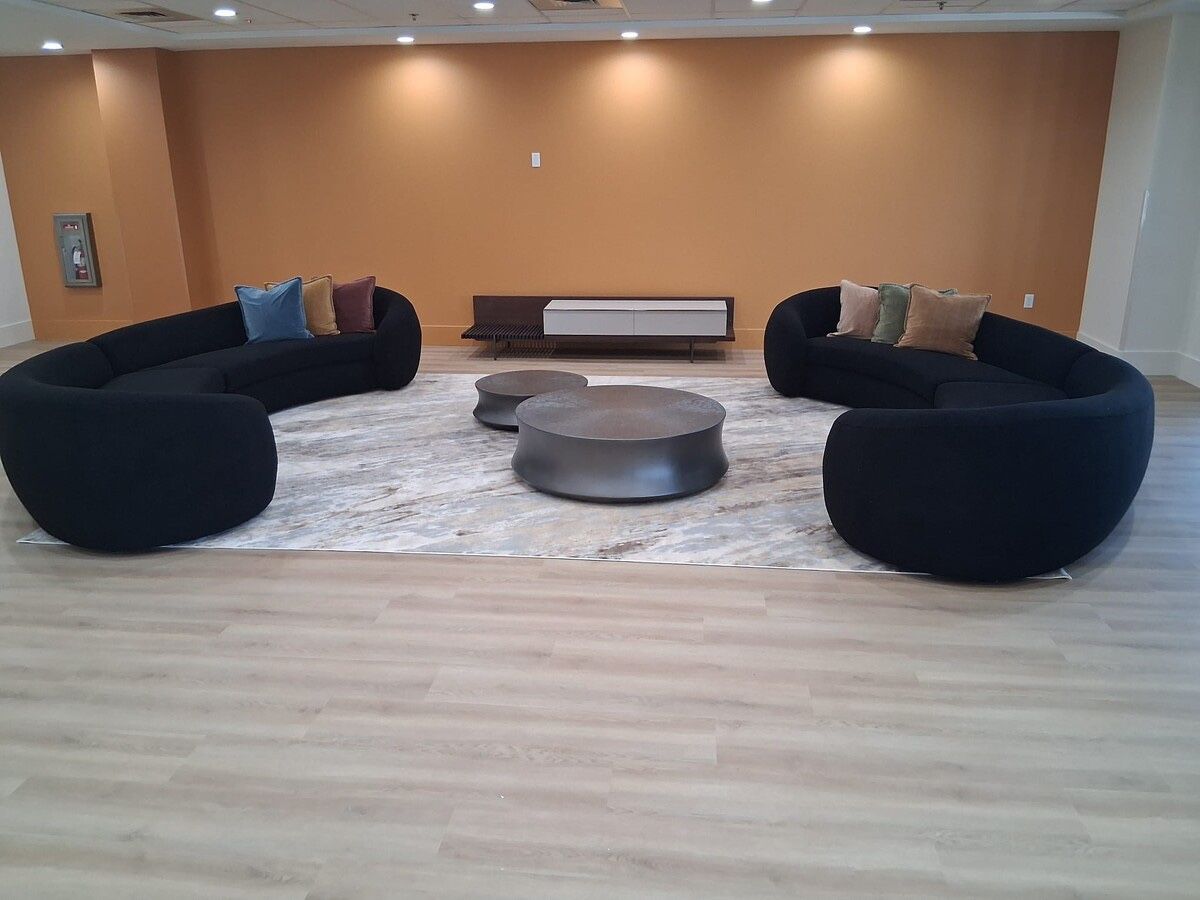 Modern Curved Sofa (3 Sets Available)