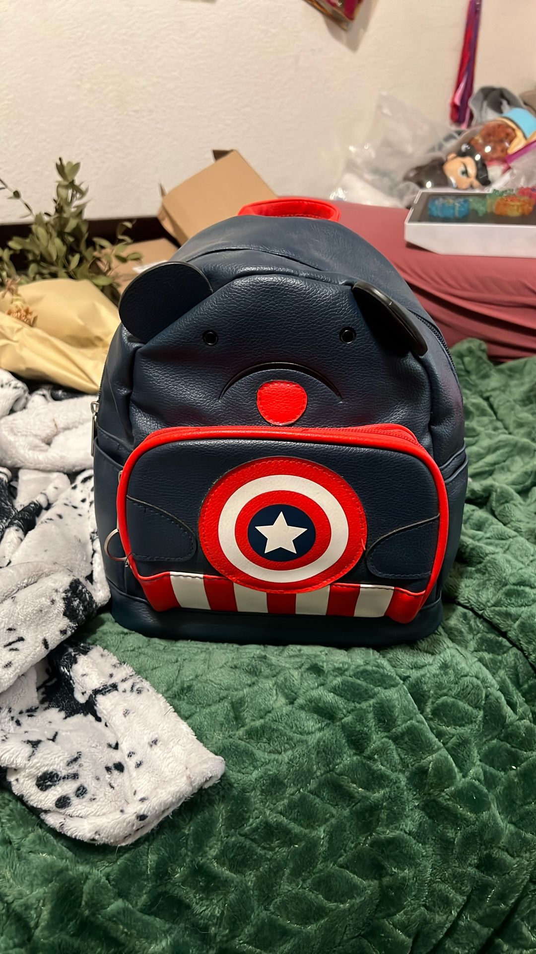 Marvel Captain America, Disney Teddy Bear Backpack