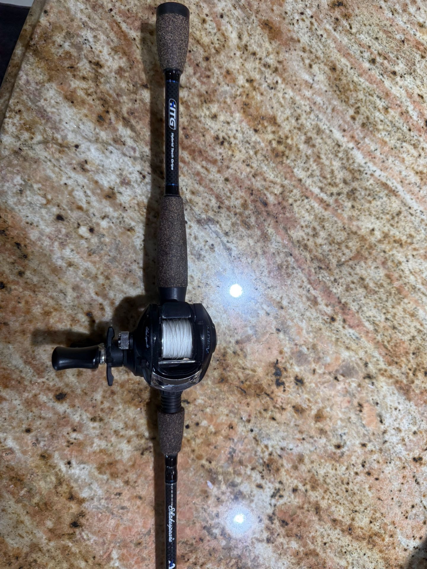 Agility Shakespeare Bait caster and Rod
