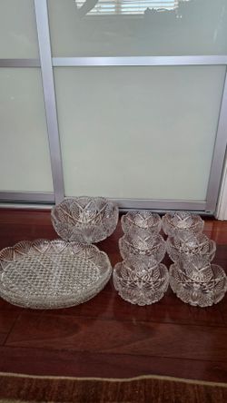 Mikasa crystal Serving set