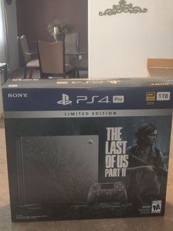 The Last Of Us Part 2 PS4 Pro New In Box