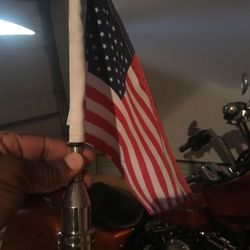 American Flag backrest attachment..