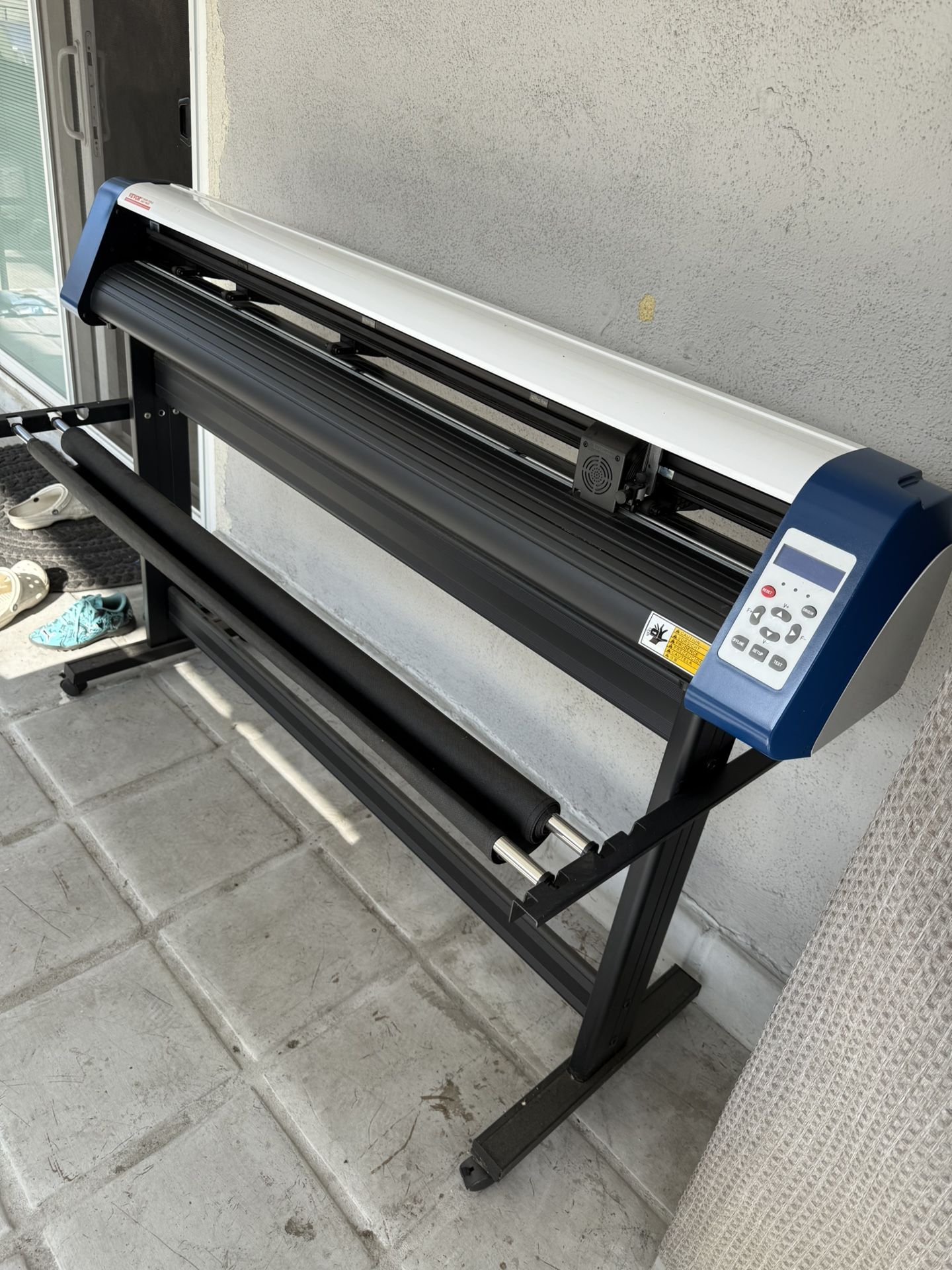 VEVOR Vinyl Cutter 53 Inch Vinyl Cutter Machine Semi-Automatic DIY Vinyl Printer Cutter Machine Manual Positioning Sign Cutting with Floor Stand Signm