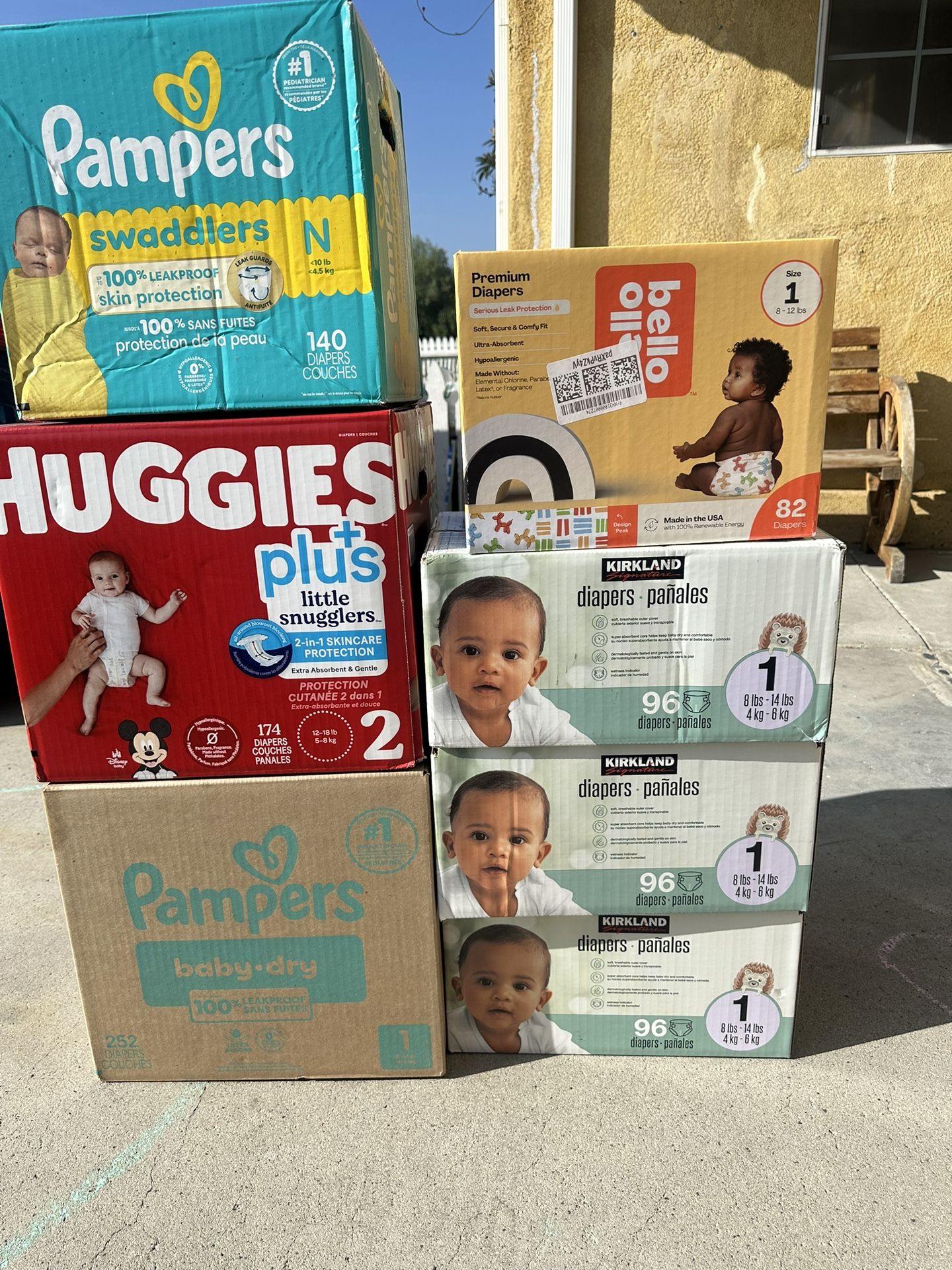 Diapers For Sale (Size N, 1, 2) Different Prices