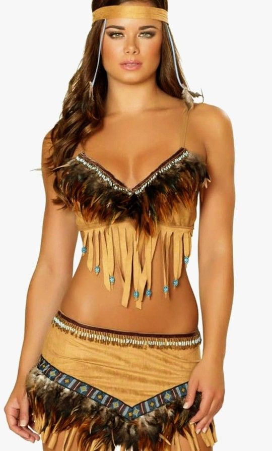 Ladies "Naughty Navajo" Costume
size LARGE