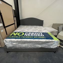 Gray King Size Bed Frame