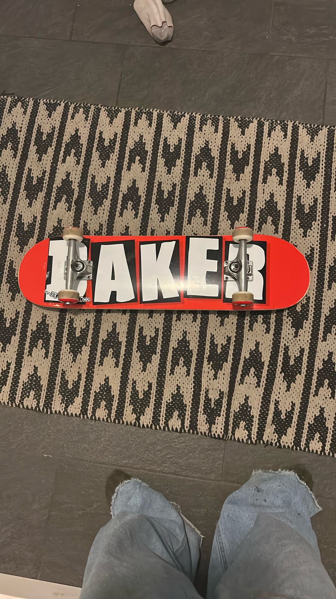 Red Baker Skateboard