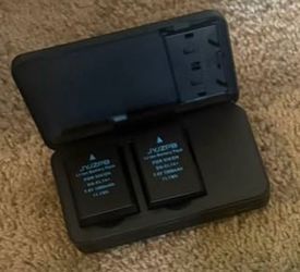 JVZPB Nikon EN-EL14+ Dual Battery Charger Kit