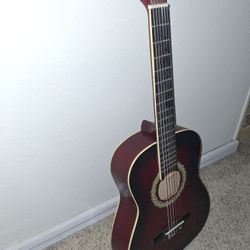  100$! Small Red 6 String Guitar 