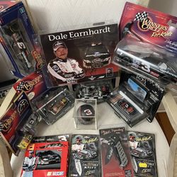 Dale Earnhardt Collection With Autograph Photo