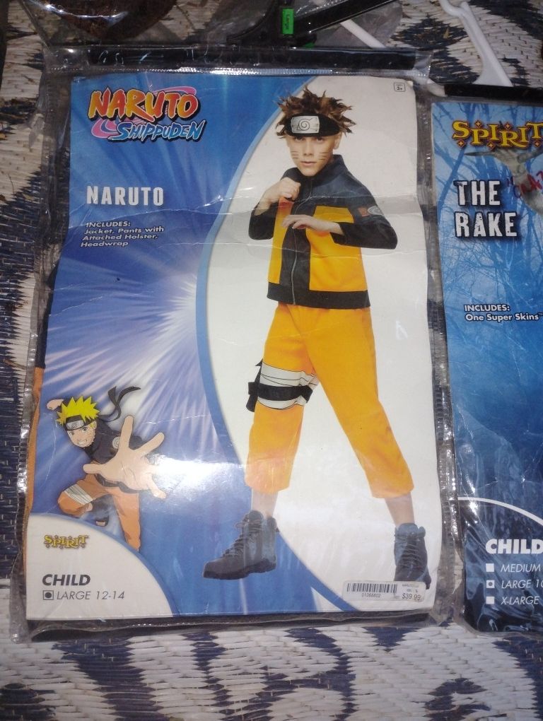 Brand New NARUTO Halloween Costume Childs  Large 12-14