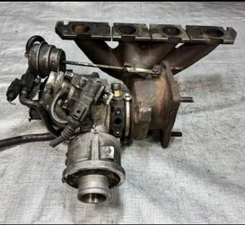 05-09 AUDI A4 05-11 AUDI A6 ENGINE TURBOCHARGER WITH MANIFOLD 06D145701
