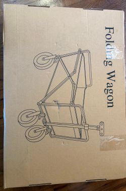 Folding wagon  black color 45$