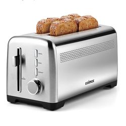 Extra long 4 Slice Toaster