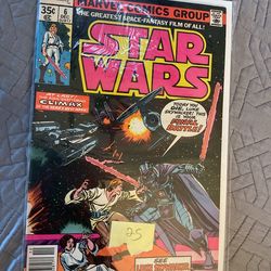 Marvel Comics Star Wars #6 Luke Skywalker Darth Vader 1977 Bronze Age
