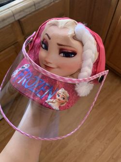 Frozen hat with face shield
