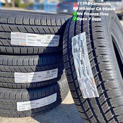 235/75R15 Hankook Kinergy Set of Tires Installed and Balanced Set de Llantas Nuevas Instaladas y Balanceadas