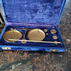 Brass weighing scale