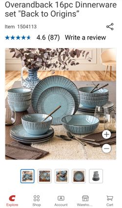 Stoneware Dinnerware Plate Settings