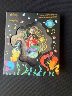 Loungefly Disney Little Mermaid 35th Anniversary Slider Enamel Pin