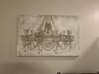 Oliver Gal Chandelier Canvas 