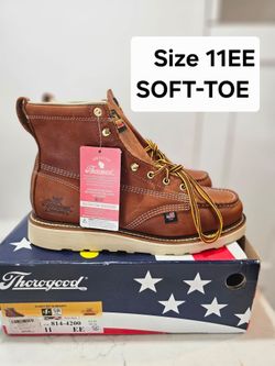 Thorogood Soft Toe Work Boots Size 11EE