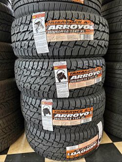 265/60R18 Arroyo All Terrain New Tires llantas nuevas