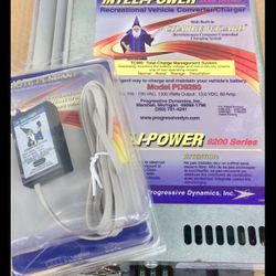 12 volt 80 amp Power Converter / Charger with Remote