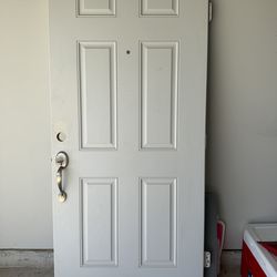 Exterior Fiberglass Door 36x80