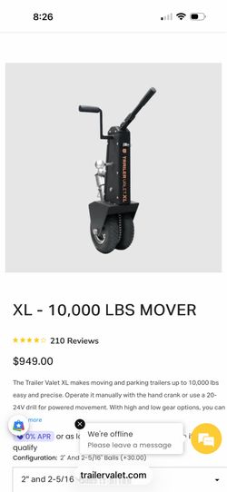 Trailer valet XL