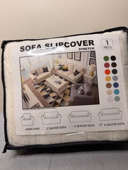 Stretch Sofa Slipcover 4 Seater