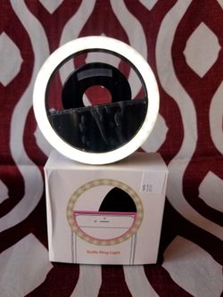 Selfie ring light