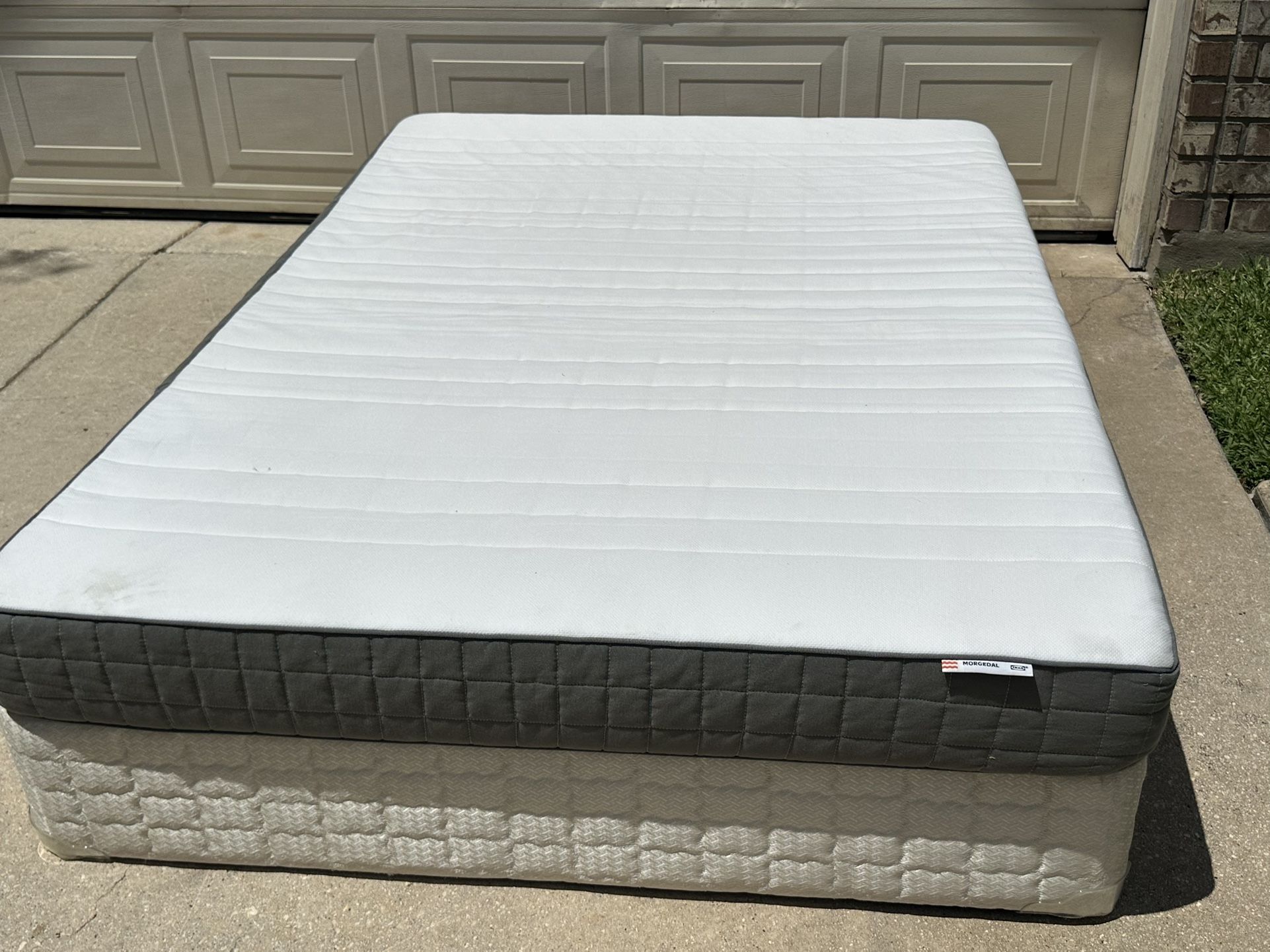 IKEA Full Mattress And Box Spring