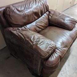 Single Leather Couch