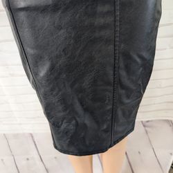 Haute Monde Faux Leather Skirt Junior Size S