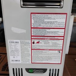 Water Heater Tankless 15to18 BTU New Open Box , Everything Incluid, Power Cord,, $690 Cash Or Zelle 