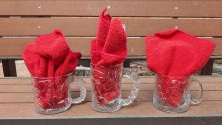 Vintage Batman Forever Glasses Set from 1995 Original Owner