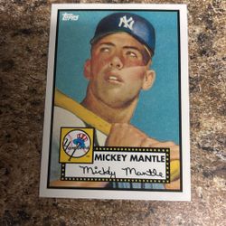 1952 Topps #311 Mickey Mantle