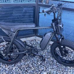 Akez ZX Super 73 Style E Bike 30 MPH With Upgraded Hydraulic Brakes 