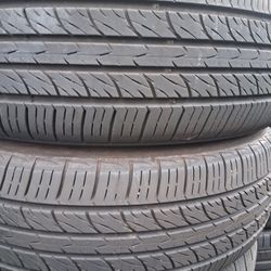 2 used Tires 205/75r15 🤑 free Installation ‼️ 