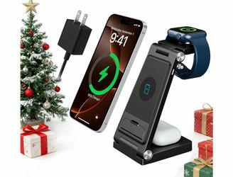 New 3 in 1 portable wireless fast charger